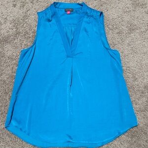 💜 3 for $10 Vince Camuto Vibrant Blue Sleeveless Blouse